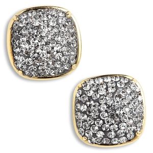 NEW Kate Spade Pave Square Stud Earrings